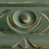 LAFV-Lacquered Brushed French Tempera Green Lotus